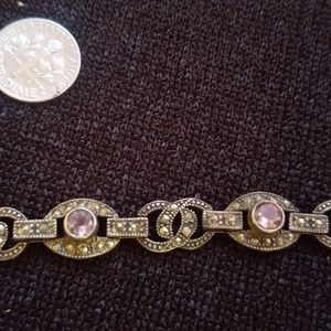 Marquesite & Tanzanite Bracelet